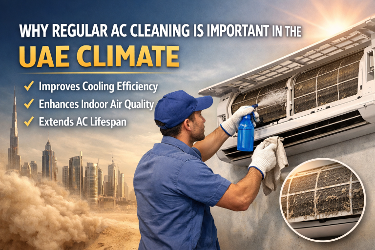 Regular AC cleaning in UAE