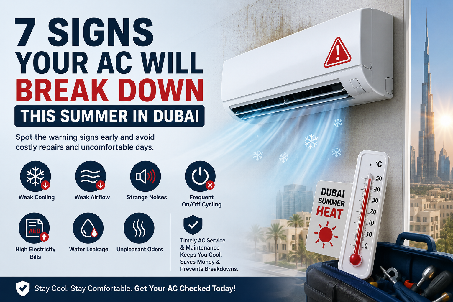 7 signs your AC will break down