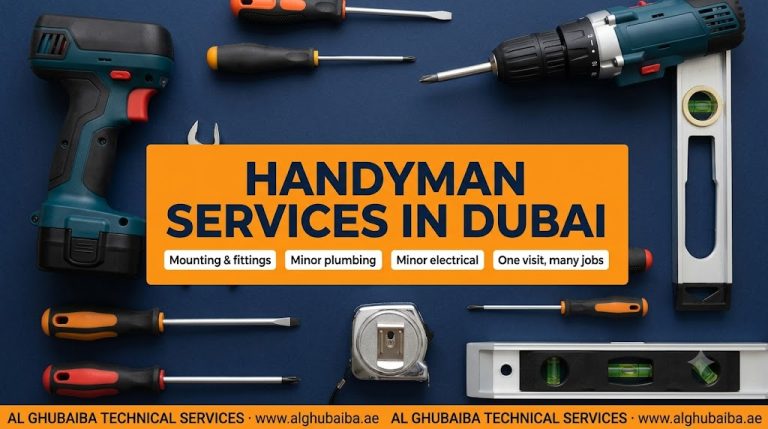 Handyman services scope and rates in Dubai