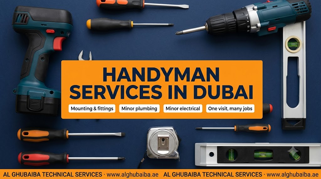 Handyman services scope and rates in Dubai