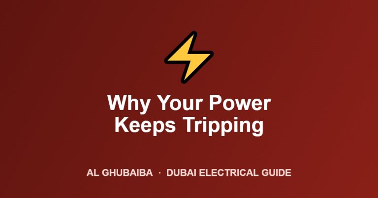 Why Does My Electricity Keep Tripping? (Dubai Guide)
