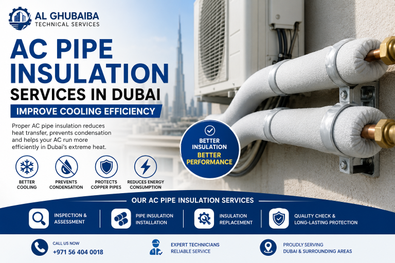AC Pipe Insulation dubai